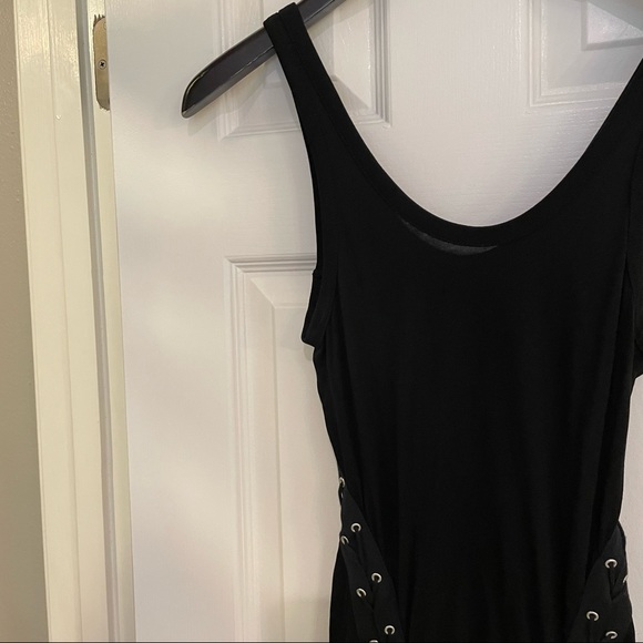 All Saints Miller Black Maxi Dress XS - Picture 5 of 9